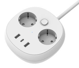 पीडी 32W और 45W स्मार्ट पावर स्ट्रिप के साथ कई यूएसबी पोर्ट, एसी सॉकेट 250V16A 4000W