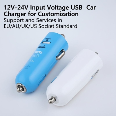 अच्छी कीमत दोहरी यूएसबी कार चार्जर 2.4A 3.0A आउटपुट 12V-24V इनपुट EU/AU/UK/US के लिए ऑनलाइन