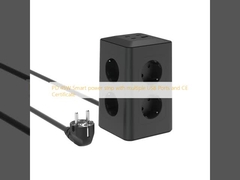 पीडी 45W स्मार्ट पावर स्ट्रिप कई यूएसबी पोर्ट और सीई प्रमाण पत्र के साथ